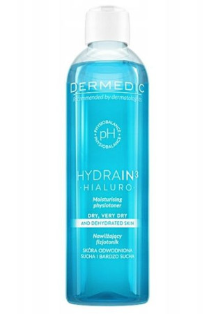DERMEDIC HYDRAIN 3 HIALU fizjotonik nawilżający 200ml