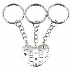 Naszyjniki Przyjaźni Best Friends Forever Walentyn