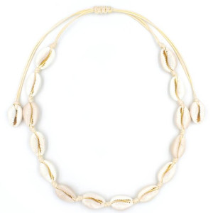 Naszyjnik Muszle Muszelki Seashell Choker