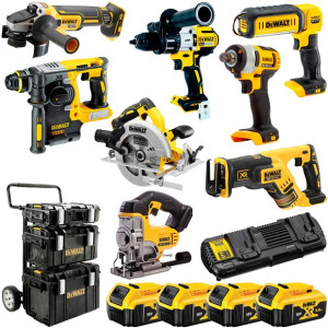 DeWALT DCK854P4 COMBO 8 elektronarzędzi 18V 4x5Ah