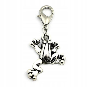 Zawieszka Do Bransoletek Charms Żaba Prezent Metal