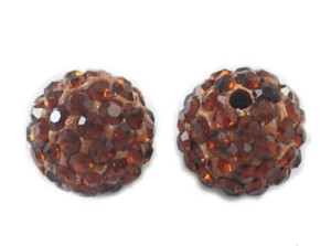 KORALIKI SHAMBALLA kula 10mm k. coffe