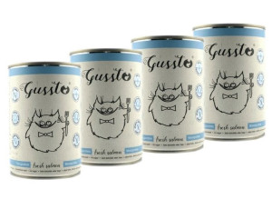 Gussto Fresh karma dla kotów świeży łosoś 4x400g