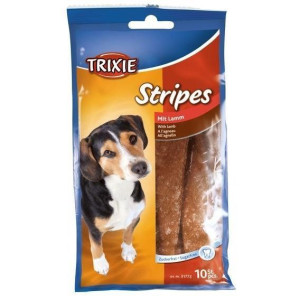 Trixie Premio Stripes paski z jagnięciny 10 sztuk
