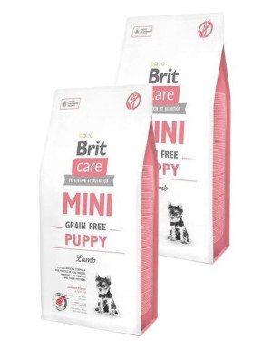 Brit Care Mini Grain-Free Puppy Lamb 2x 2 kg - hypoalergiczna bezzbożowa ka
