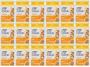Purina CAT CHOW Adult Kurczak 24x85 g- mokra karma dla kota 24x85g