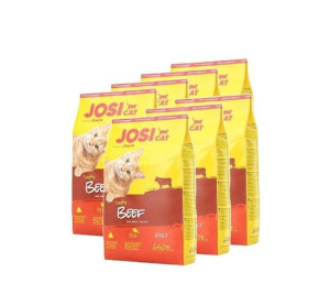 Josera JosiCat Tasty Beef 7x 650g - sucha karma dla dorosłych kotów z wołow