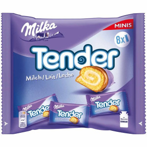 Ciastka Roladki Mleczne Milka Tender 150g 8 szt De