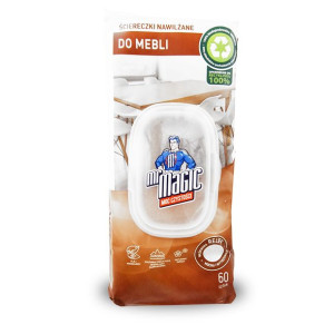 Ściereczki Nawilżane Do Mebli Mr Magic 60szt