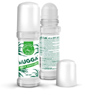 Mugga Roll On Środek Na Komary i Kleszcze 20 % DEET 50 ml