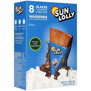 Lody Wodne Cola Colowe Sun Lolly 60 ml x 8 szt