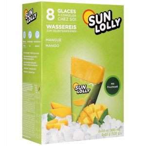 Lody Wodne o Smaku Mango 60 ml x 8 szt