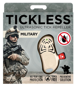 TickLess Military Ultradźwiękowe Urządzenie Chroniące Kleszczami Beż