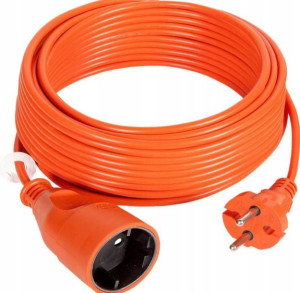 Przedłużacz Budowlany Ogrodowy 50m 3 X 2.2mm Gruby