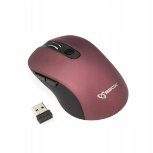 SBOX Mysz WM-911U fioletowa bezprzewodowa