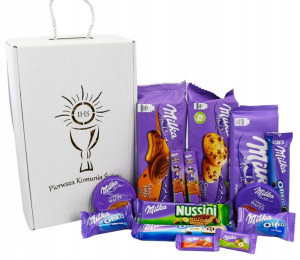 Dodatek do prezentu dla dziecka na Komunię milka