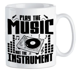 Kubek ceramiczny 300ml Muzyczny DJ dla DJ-a