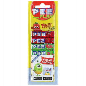 Cukierki Owocowe Pudrowe PEZ Mix Smaków 8 szt 68g