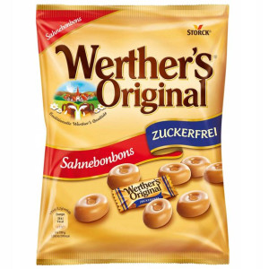 Karmelki Cukierki Werther's Cream Bez Cukru 70g De