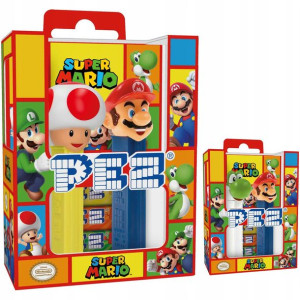 Cukierki Draże Automat PEZ Super Mario NIntendo