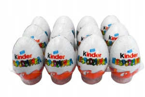 Kinder Jajka Jajko Niespodzianka 20g x 12 szt