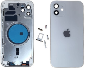 Korpus Ramka Obudowa Komplet Iphone 12 Biały Ce