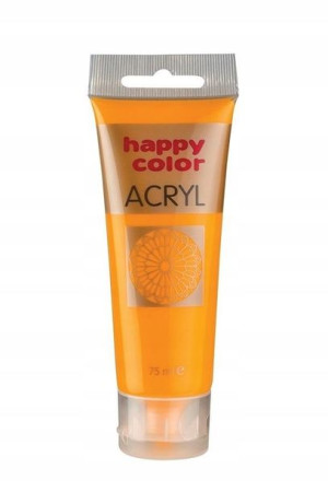 Farba akrylowa 75ml ciemnożółty HAPPY COLOR