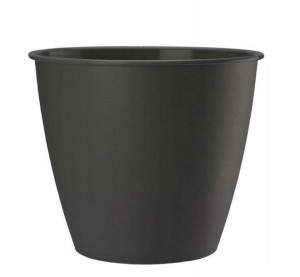 Doniczka plastikowa AZALIA 13 cm antracytowa mat