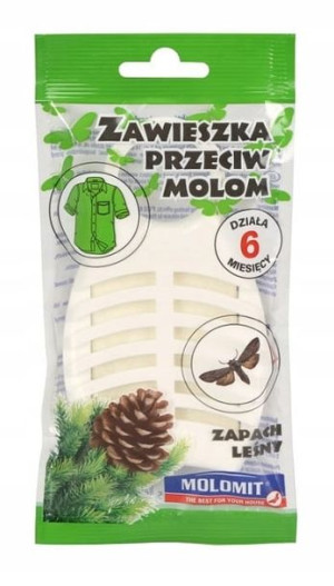 Zawieszka Przeciw Molom Działa 6 Miesięcy Leśny
