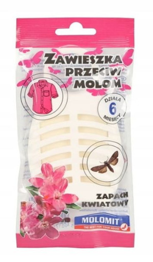 Zawieszka Przeciw Molom Działa 6 Miesięcy Kwiatowy