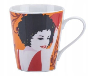 Kubek Porcelanowy 300 Ml + Puszka Wzór 12