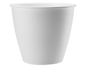 Doniczka plastikowa AZALIA 15 cm biała