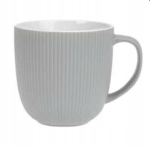 Kubek porcelana New Bone Olympia 340 ml szary
