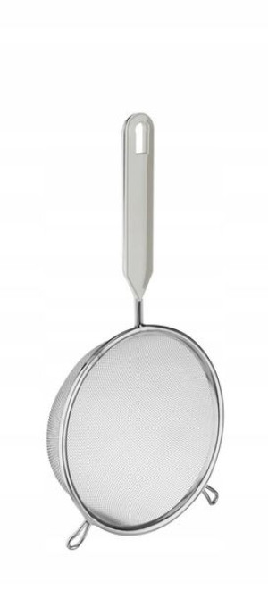Sitko nierdzewne z rączką 16 cm PRACTICO szary