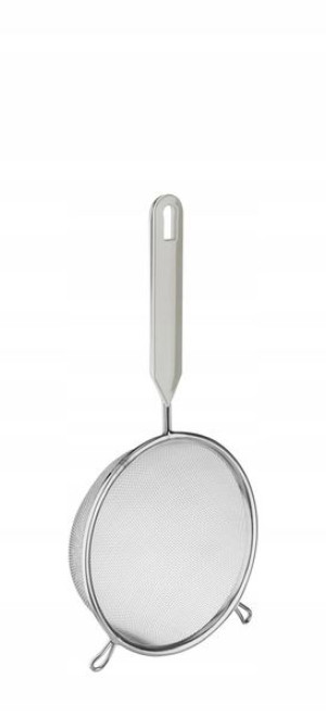 Sitko nierdzewne z rączką 12 cm PRACTICO szary