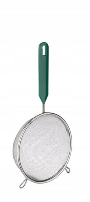 Sitko nierdzewne z rączką 16 cm PRACTICO zielony