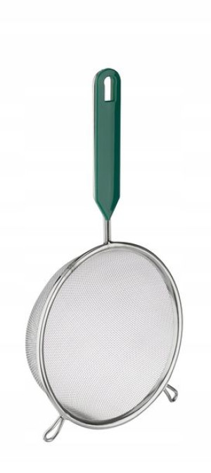 Sitko nierdzewne z rączką 18 cm PRACTICO zielony