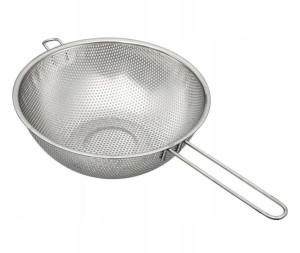 Cedzak z rączką durszlak stalowy ZAIRA 25,5 cm