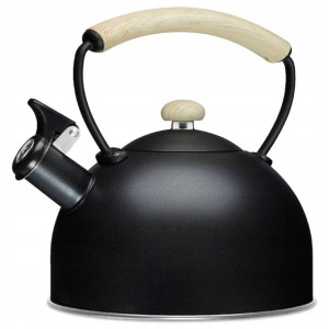 Czajnik stalowy nierdzewny DARIO 2,3 l czarny mat