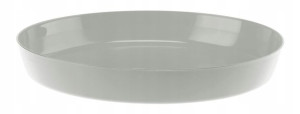 Podstawka pod doniczkę AGA 23,8 cm szara połysk