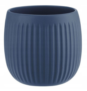Osłonka doniczka ceramiczna SONYA 16 cm granatowa