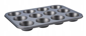 Forma blacha do pieczenia IDEAL na 12 muffinek