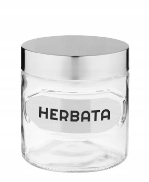 Pojemnik spożywczy słoik szkło OZZY HERBATA 830 ml