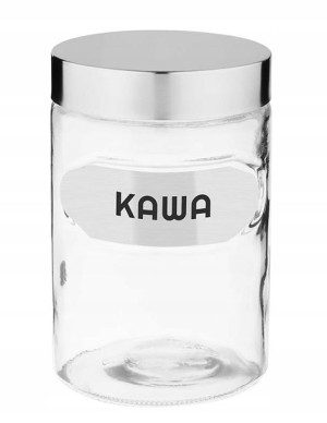Pojemnik spożywczy słoik szklany OZZY KAWA 1250 ml