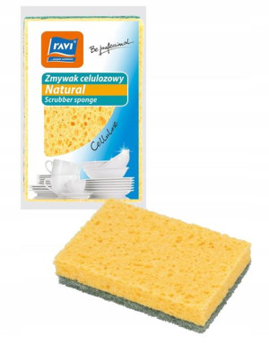 Gąbka zmywak do naczyń celulozowy NATURAL 1 szt.