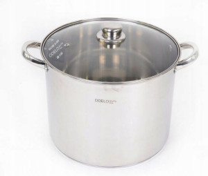 Garnek z pokrywą duży 13L stalowy Odelo 28 cm