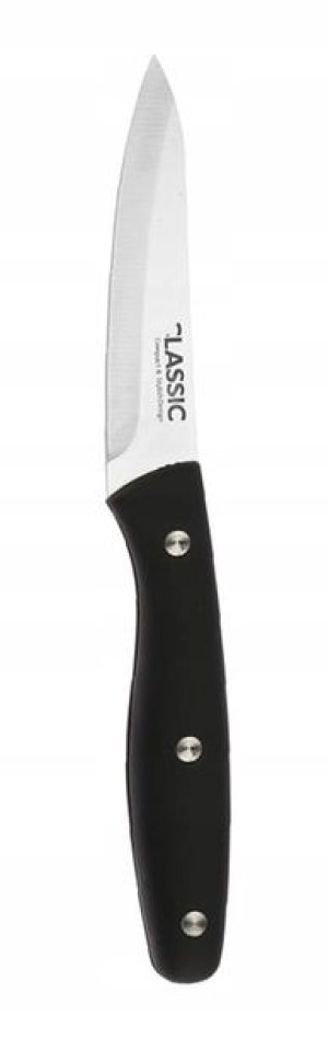 Nóż kuchenny obierak 9,5 cm CLASSIC stal czarny