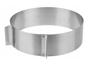 Obręcz opaska tortów tortownica bez spodu 16-30 cm