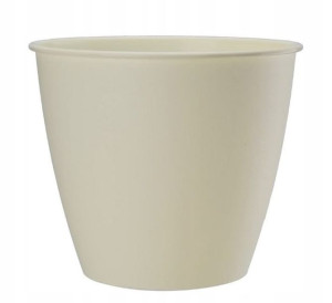 Doniczka plastikowa AZALIA 15 cm kremowa ecru