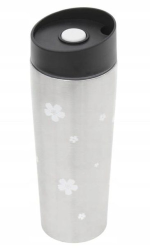 Kubek termiczny BRENO stal nierdz. 380 ml srebrny